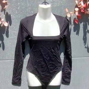 Black Long Sleeve Bodysuit